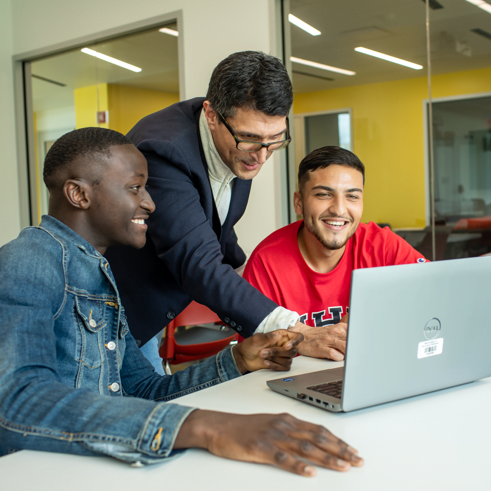 UHV faculty and students having fun learning with technology