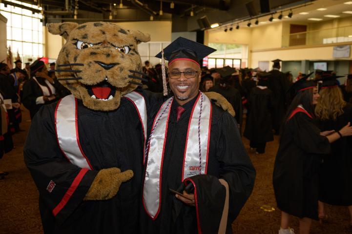 Student with Jax Spring 2023 Ceremony