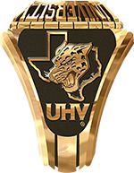 Class ring left side view