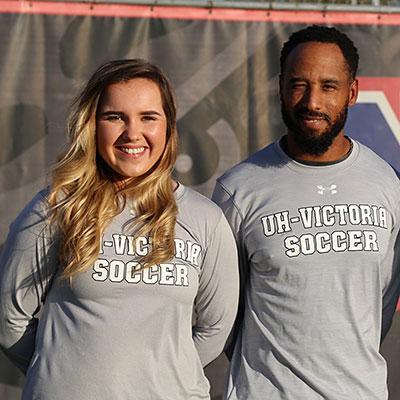 Two members of UHV coaching staff