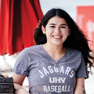 UHV student smiling for a photo