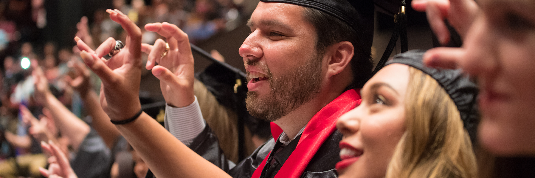 students graduate