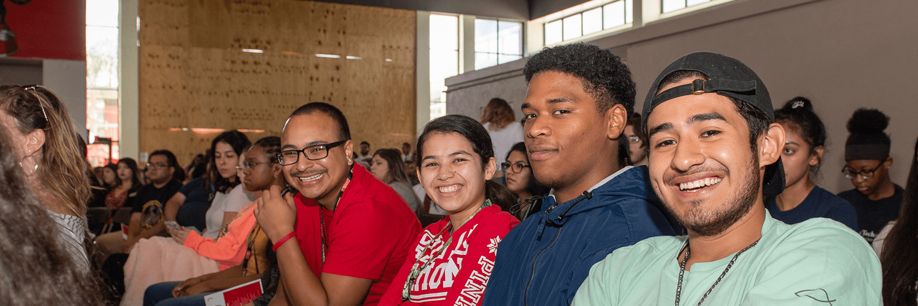 Students at convocation