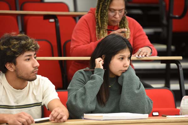 Students in a lecture