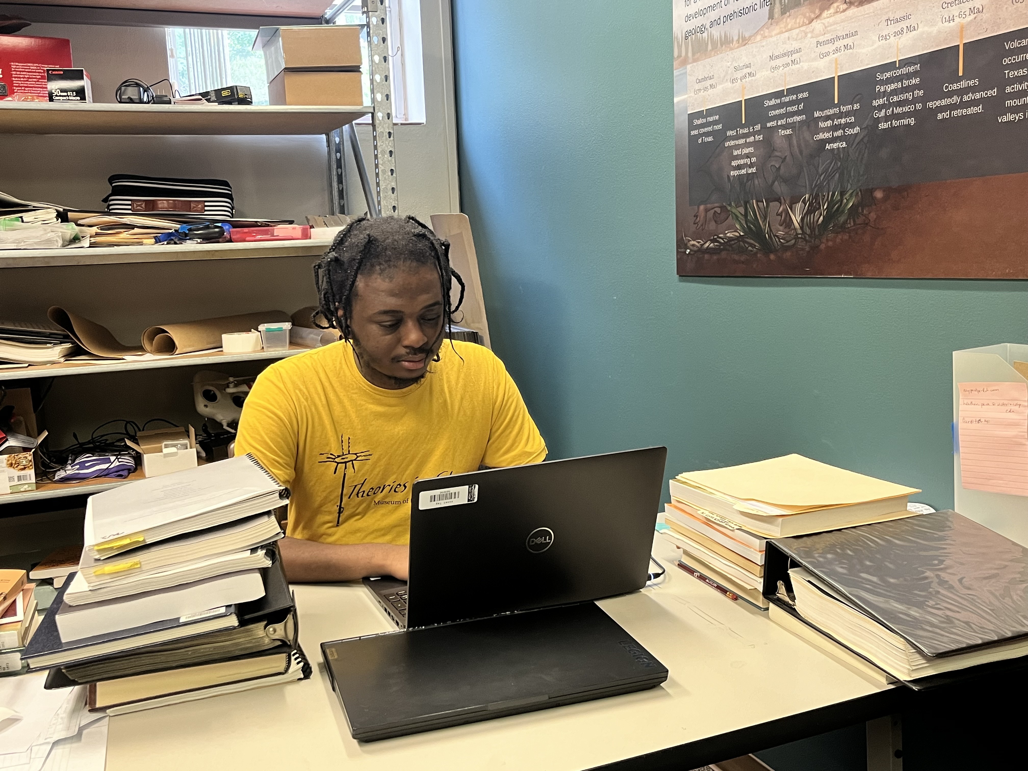 Abraham Taylor at work