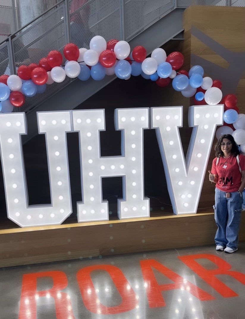 A group of 10 University of Houston-Victoria students received the second set of $1,000 scholarships in October from the university’s 50th Anniversary Scholarship.