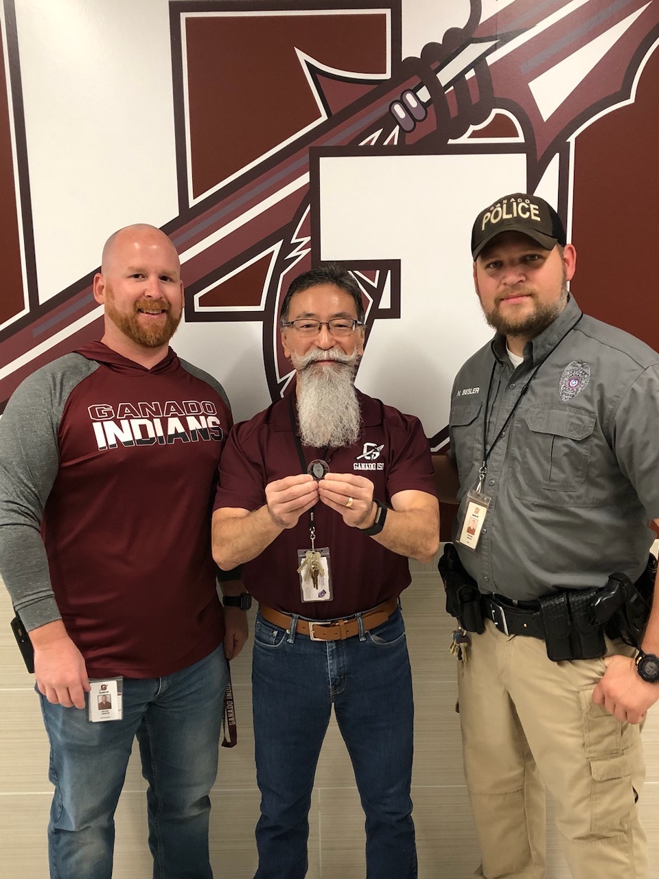 Dr. Yahagi with Challenge Coin