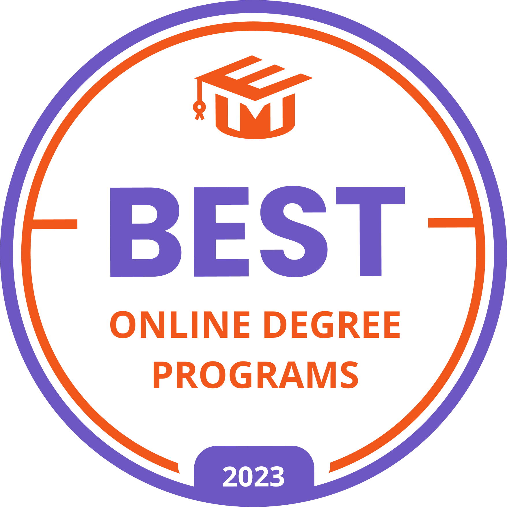 Best Online Program badge