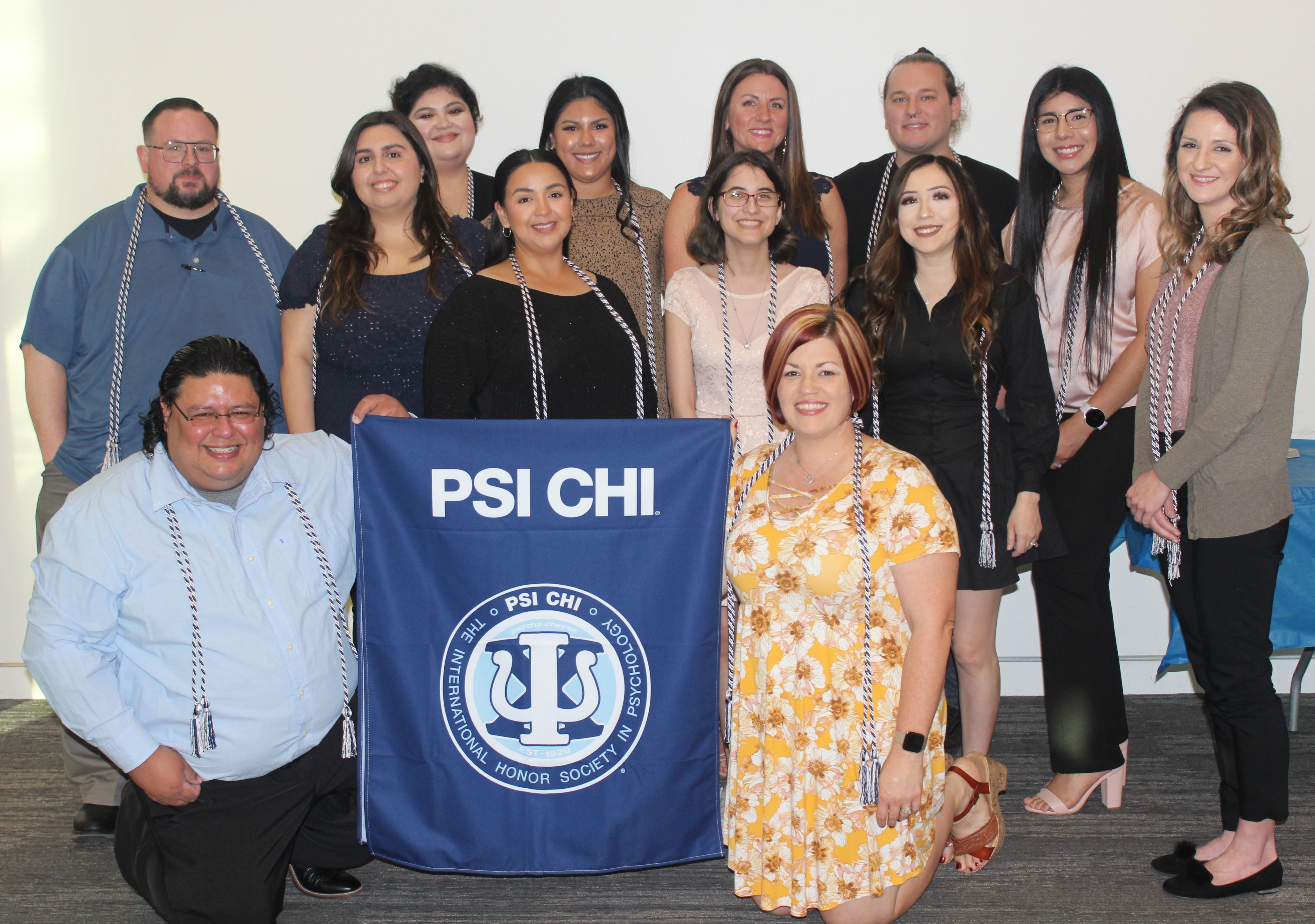 The UHV chapter of the Psi Chi psychology honor society recently inducted 22 students as new members.