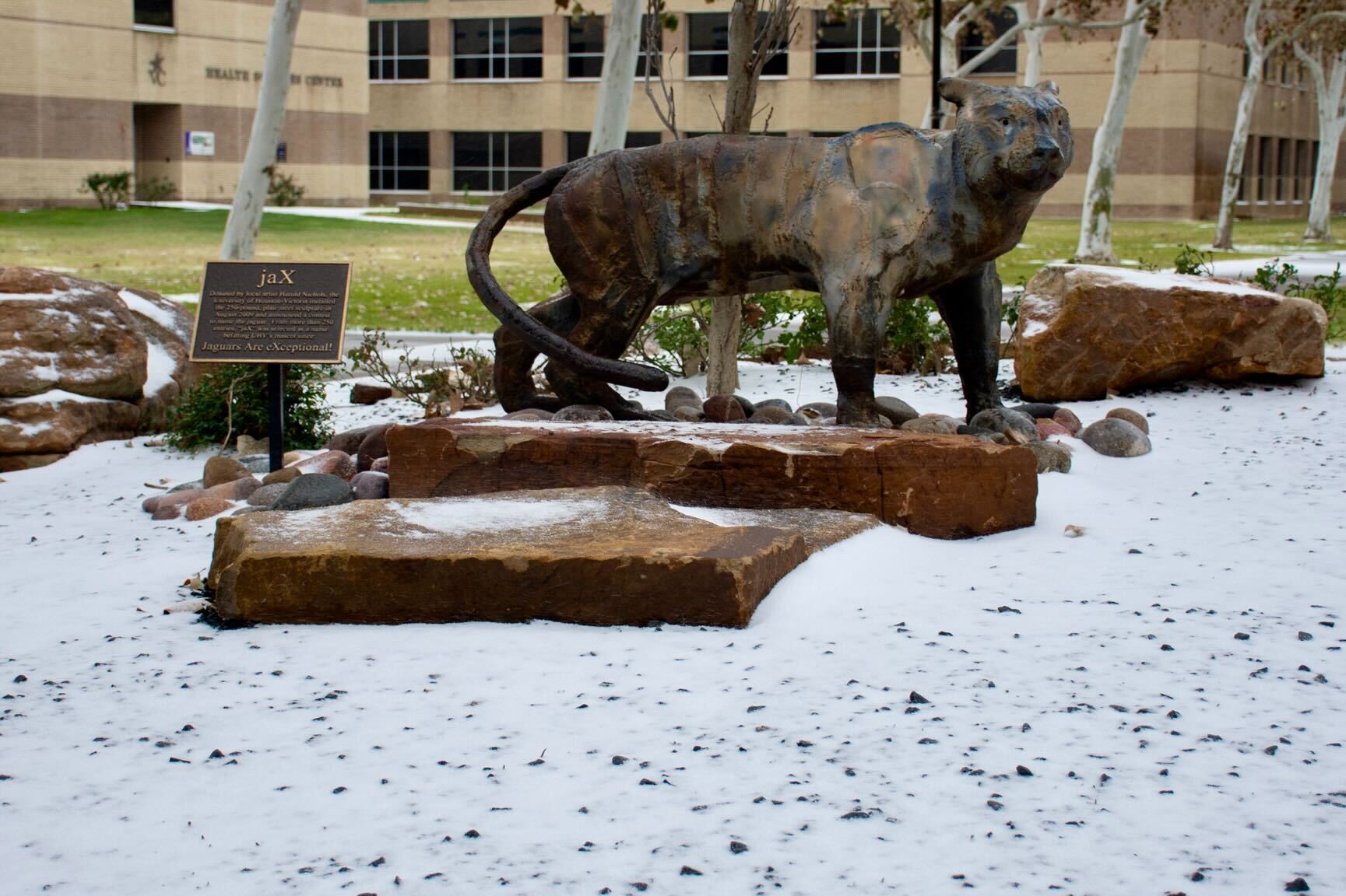 Snow at UHV