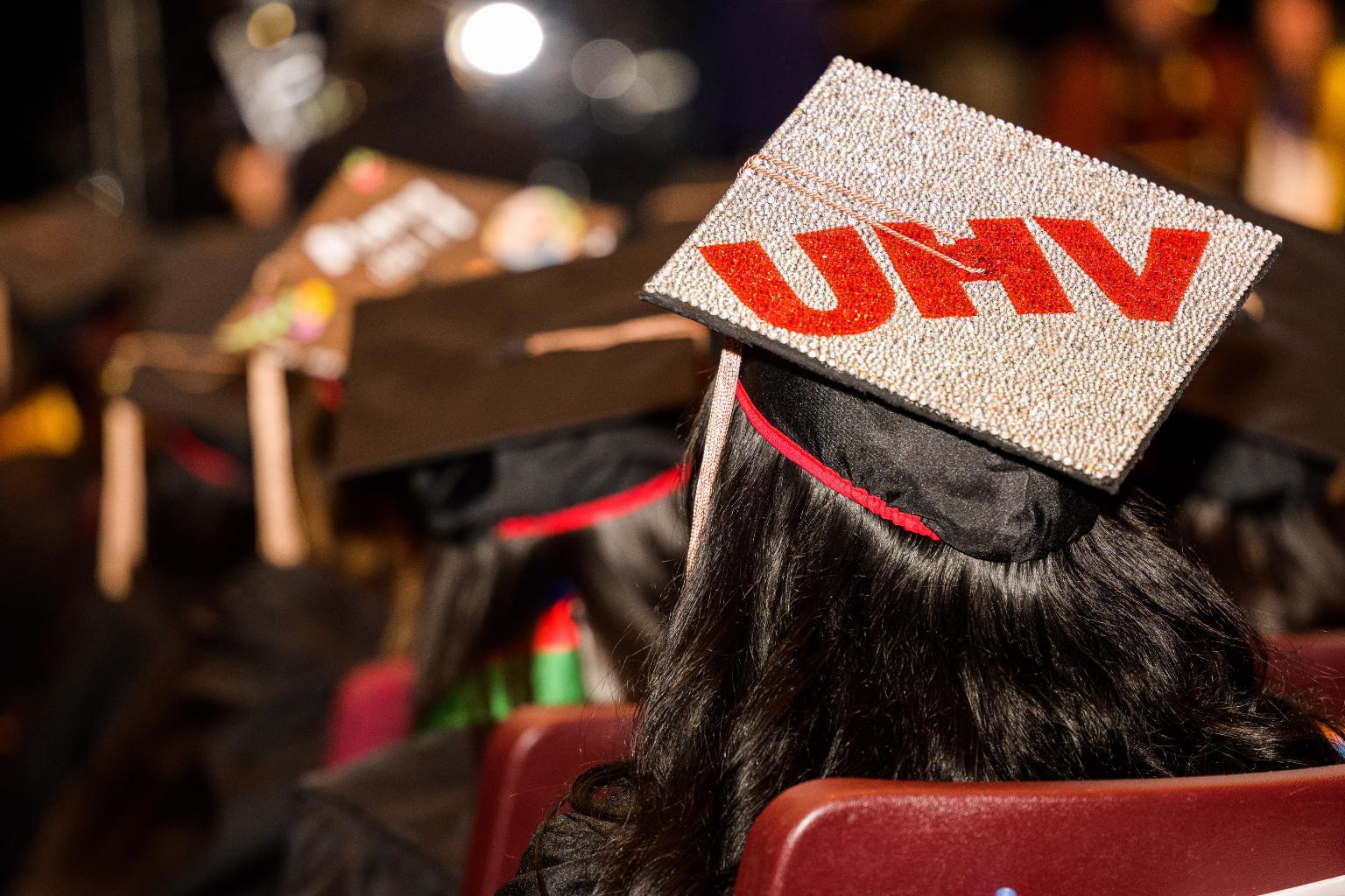 UHV grad cap photo