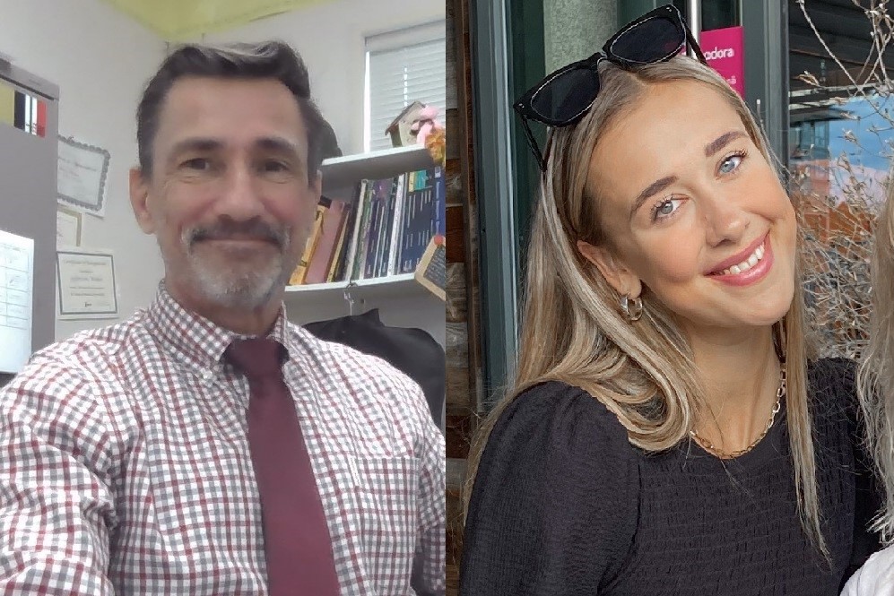 Photos of Selina Vidhammer and Jefferson Weber